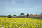 218 443-0 mit dem RE2 RE4863 Hof - München bei Rothenstadt. 01.05.24