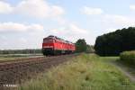 232 589-2 und 232 262-6 bei Oberteich.