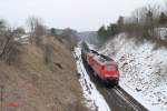 232 618-9 und 232 262-6 mit Kokszug aus CZ bei Seuen.