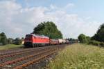 232 252-7 mit dem umgeleiteten 51683 Zwickau - Nrnberg bei Schnfeld.