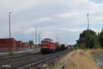 232 252-7 mit dem 45365 Nrnberg - Cheb bei der durchfahrt in Wiesau.