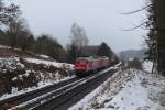 232 618-9 + 233 367 mit dem 45365 NNR - XTCH bei Naabdemenreuth.