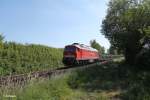 232 609-8 mit dem GA 49966 Leerautozug NNR - XTCH kurz vor dem Seußener Viadukt.