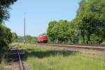 232 668-4 rollt Lz durch Pechbrunn in Richtung Weiden um ein Militärzug zu holen.