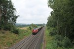 232 609-8 zieht bei waldershof den 51081 Leipzig - Nürnberg Frankenwald Umleiter.