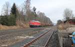 232 498-6 zieht durch Waldershof mit dem EZ 51717 NHO - NNR .