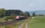 232 909-8 zieht bei neudes den EZ 51617 Zwickau - Nürnberg.