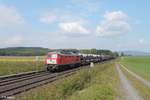 232 909-8 zieht bei neudes den EZ 51617 Zwickau - Nürnberg.