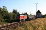 233 127-0 mit einem gemischten Gterzug aus Polen nach Seddin bei Frankfurt/Oder Nuhnen.