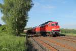 233 176-7 + 232 601 mit dem umgeleiteten 45367 Nrnberg - Cheb bei Schnfeld.