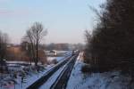 233 662-6 erreicht gleich Waldershof mit dem 51783 Zwickau - Nürnberg nach dem sie Marktredwitz hinter sich gelassen hat.