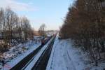 233 662-6 erreicht gleich Waldershof mit dem 51783 Zwickau - Nürnberg nach dem sie Marktredwitz hinter sich gelassen hat.