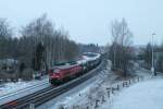 233 176 bei der Einfahrt in Marktredwitz mit dem 51683 Zwickau - Nürnberg.