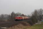 233 176-7 mit einem Frankenwald-Umleiter bei Schönfeld/Wiesau.