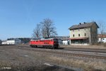 233 233-6 als Lz bei der Durchfahrt in Pechbrunn.