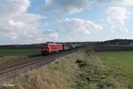 233 219-5 zieht bei Neudes mit dem 51724 NNR LLE Frankenwald Umleiter vorbei.