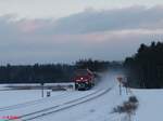 233 176 und 155 219 mit dem 51724 NNR - LE bei Oberteich.