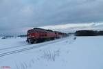 233 176 und 155 219 mit dem 51724 NNR - LE bei Oberteich.