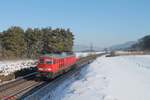 233 219-5 Lz bei Darshofen in Richtung Regensburg.