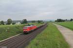 233 698 zieht den GB 62346 von Hof nach Nürnberg Hafen bei Neudes.