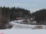 233 698 mit dem Umleiter EZ 51612 Halle - Nrnberg bei Oberteich.