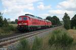 233 219-5 und 232 609 mit dem EZ 45365 Nürnberg - Cheb bei Naabdemenreuth.