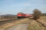 233 314 mit dem GAG44330 Gibszug nach Ipfhofen bei Brand bei Marktredwitz in Richtung Nürnberg.