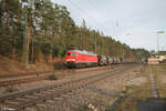 233 698-0 mit Militärzug aus Parsberg auf dem Weg nach Nürnberg in Ochenbruck.21.03.24