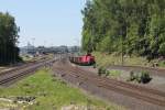 294 902-4 rangiert mit ein paar Güterwagen in Marktredwitz.