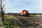 294 750-5 mit der Weidener Übergabe bei Schönfeld in Richtung Marktredwitz. 26.03.24