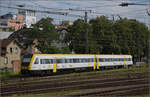 Hochrheinbahn mit 612 125 in Singen.