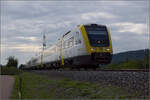 612 105 und 612 107 am künftigen Haltepunkt Warmbach.