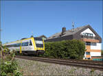 612 136 und 612 019 in Dogern. April 2026.