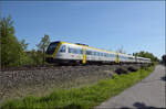 612 136 und 612 019 in Dogern. April 2026.