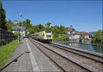 612 015 und 612 014 in Laufenburg (Baden). April 2026.
