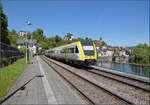 612 015 und 612 014 in Laufenburg (Baden). April 2026.