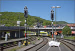 612 125 und 612 051 in Waldshut. April 2026.