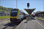 612 125 und 612 051 in Waldshut. April 2026.
