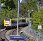612 069 und 612 054 in Laufenburg (Baden). April 2026.