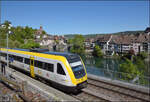 612 069 und 612 054 in Laufenburg (Baden). April 2026.