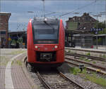 622 038 und 623 010 in Weinheim. Juli 2024.