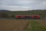 berraschungsgast auf der Rheintalbahn, 641 018 in Schliengen.