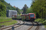 650 115, 650 102, ein unbekannt gebliebener RS1 und 650 108 auf dem Weg nach Friedrichshafen.