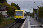 Ein einzelner Ringzug nach Rottweil. Der RS1 der Baureihe 650, alias SWEG VT 232 muss den Kurs alleine wuppen. Oktober 2026.