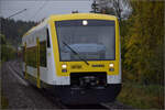 Ein einzelner Ringzug nach Rottweil. Der RS1 der Baureihe 650, alias SWEG VT 232 muss den Kurs alleine wuppen. Oktober 2026.