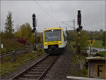 Der RS1 BR 650 der SWEG VT 232 auf dem Weg nach Immendingen. G�llsdorf, Oktober 2026.