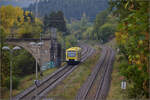 Der RS1 BR 650 der SWEG VT 232 auf dem Weg nach Immendingen. Rottweil-Saline, Oktober 2026.