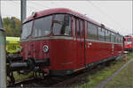 Der Schienenbus 796 625 bei den Dampftagen Rottweil. Oktober 2026.