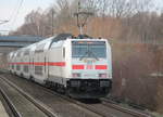 146 575-6 mit IC2048 von Dresden Hbf nach Köln Hbf bei der Durchfahrt am 11.01.2020 in Dedensen/Gümmer