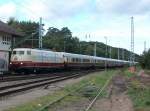 TEE 91300 Koblenz-Binz mit 103 235 erreichte Binz am 19.September 2010 mit 5min Versptung.